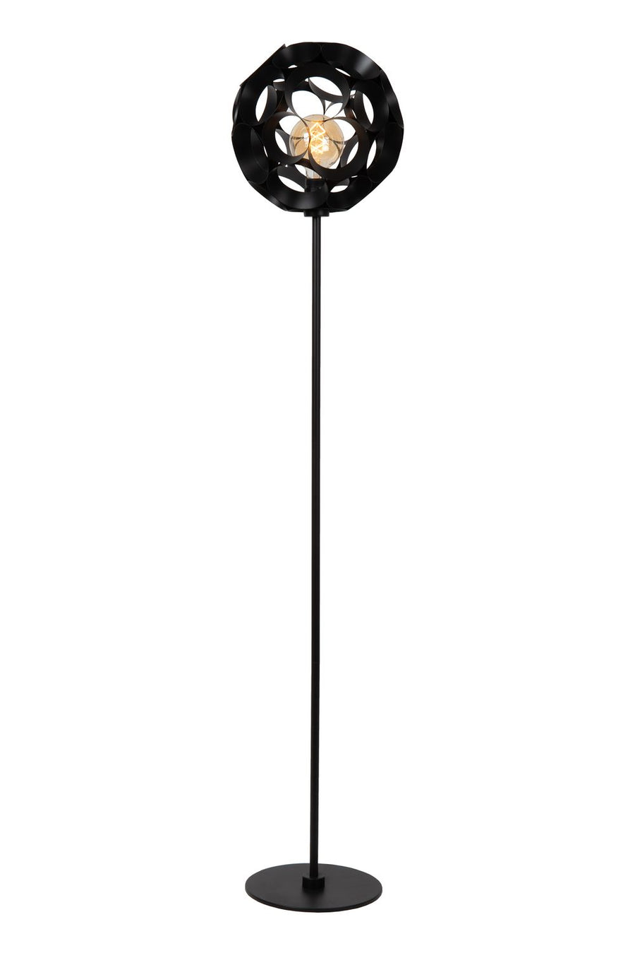 Lampadaire Hannelore noir