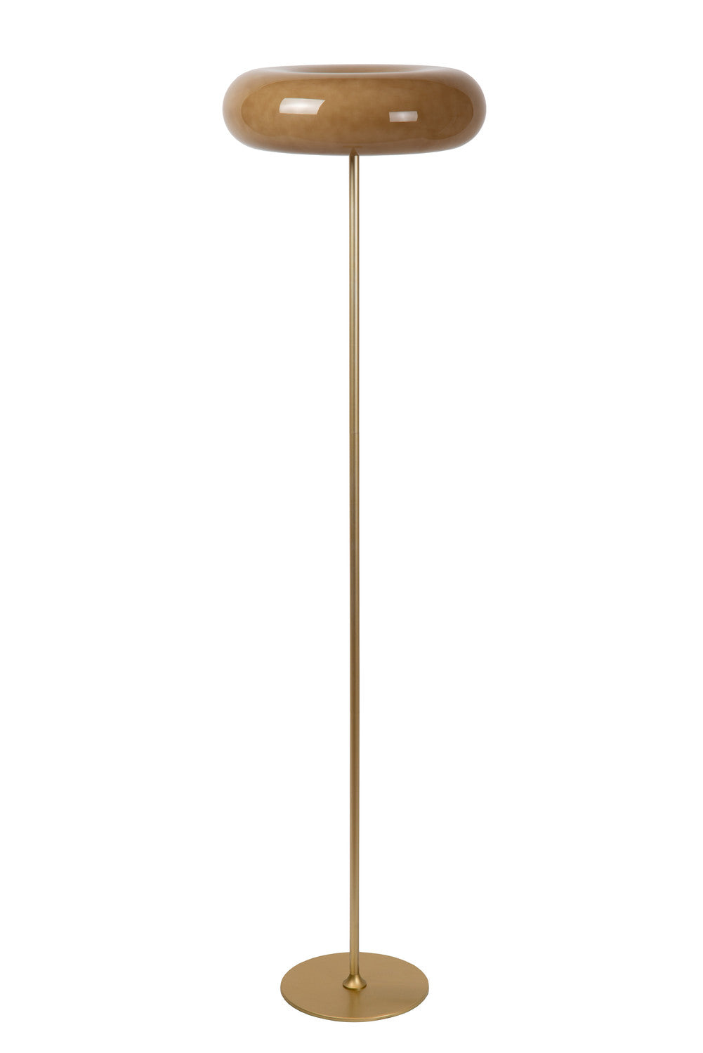 Lampadaire Sentino 3 lumières taupe, verre