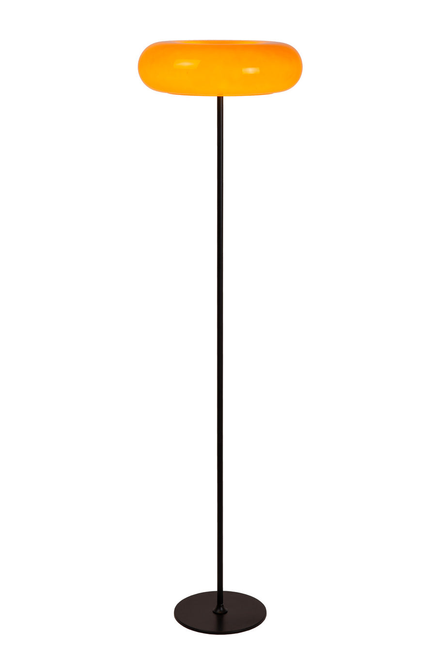 Lampadaire Sentino 3 lumières orange, verre