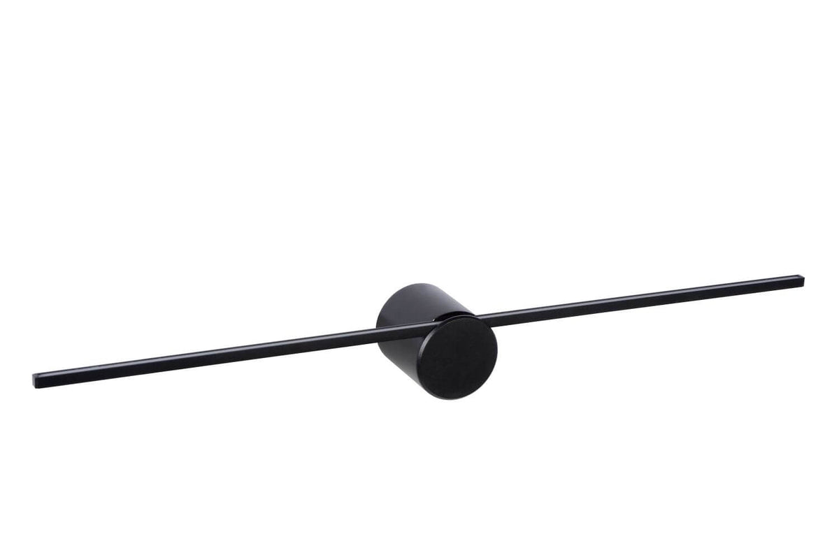 Applique murale Mizar noire, L 60 cm