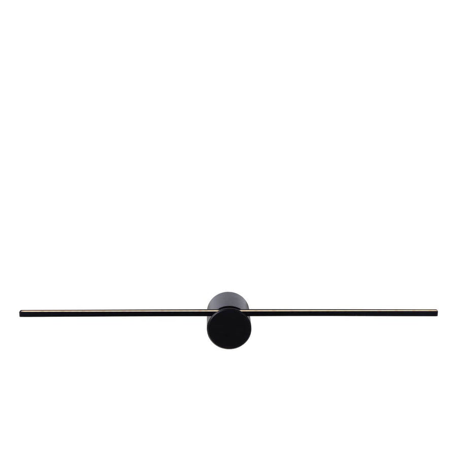 Applique murale Mizar noire, L 60 cm