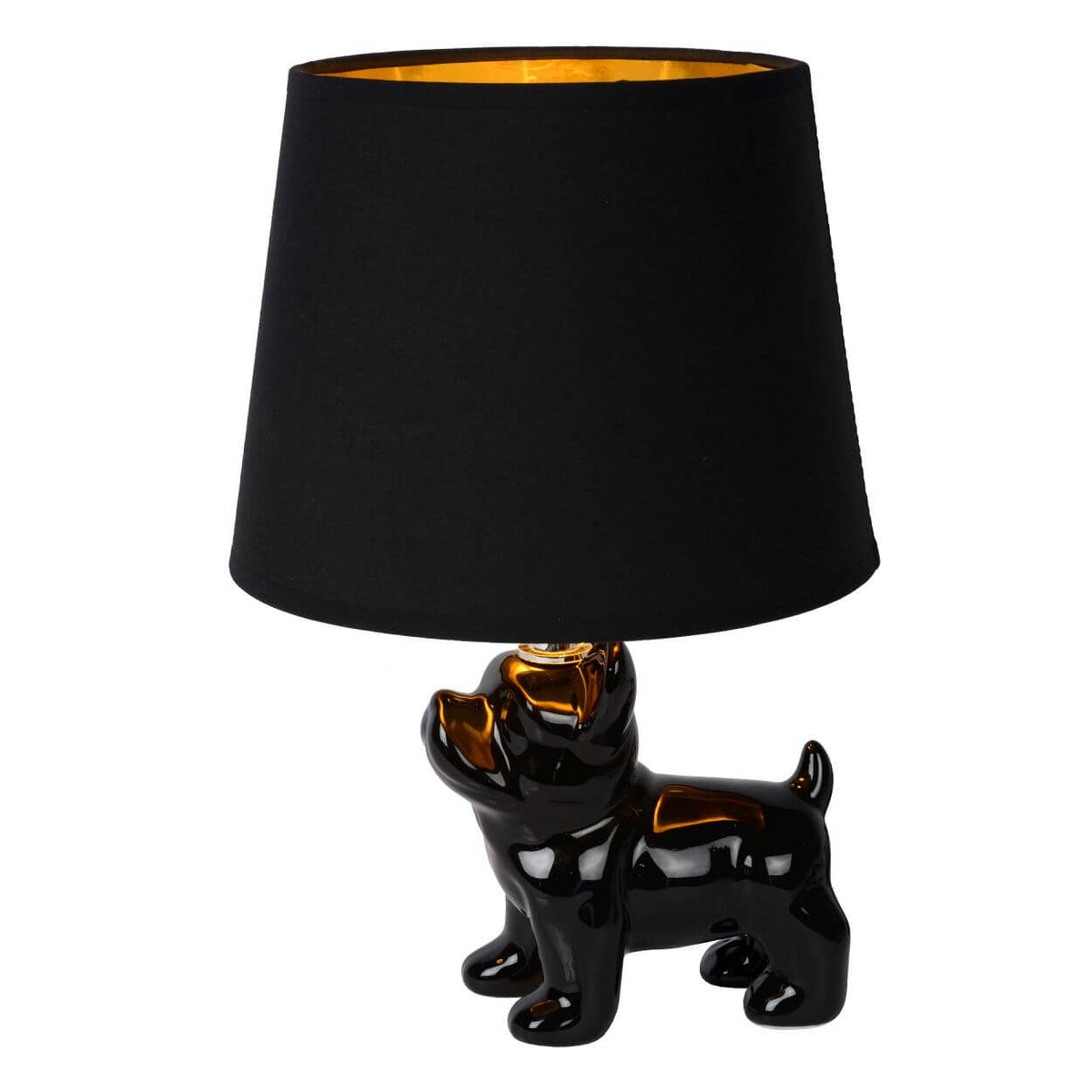 Lampe à poser Extravaganza SIR Winston noire, lin