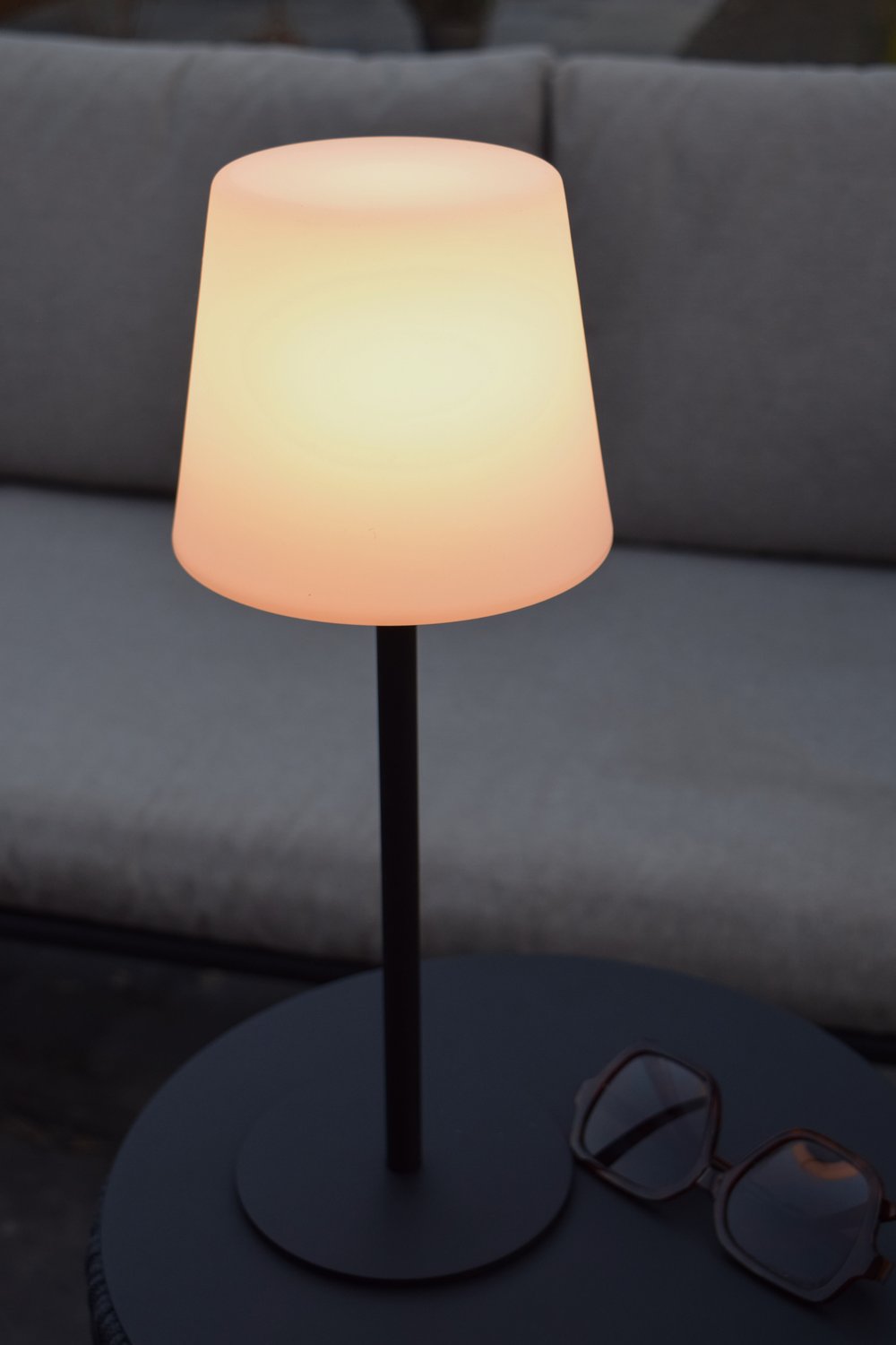 Lampe extérieure Tyon dorée mat et opale (13816/02/30)