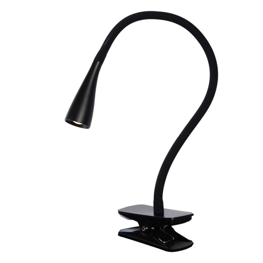 Lampe de bureau Zozy noire, H 53,5 cm