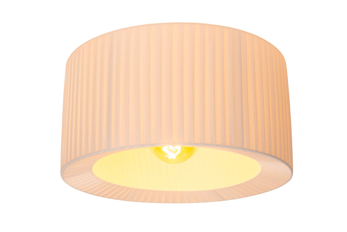 Plafonnier Fold blanc, tissu