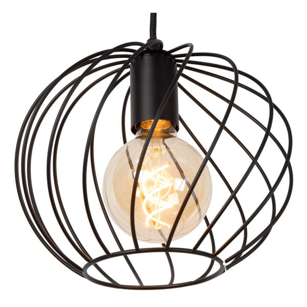 Suspension Danza noire, H 60 cm