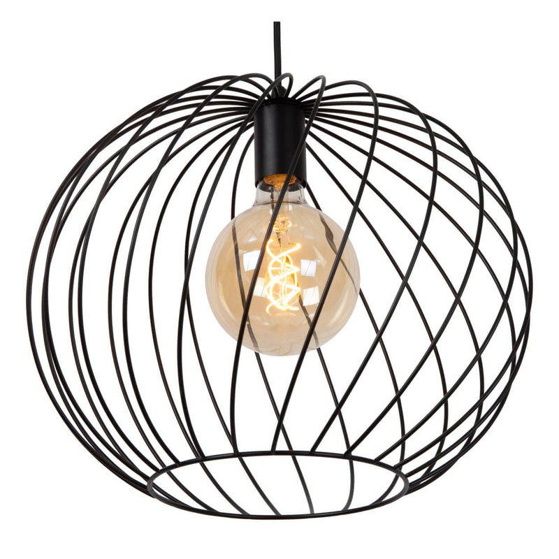 Suspension Danza noire, H 70 cm