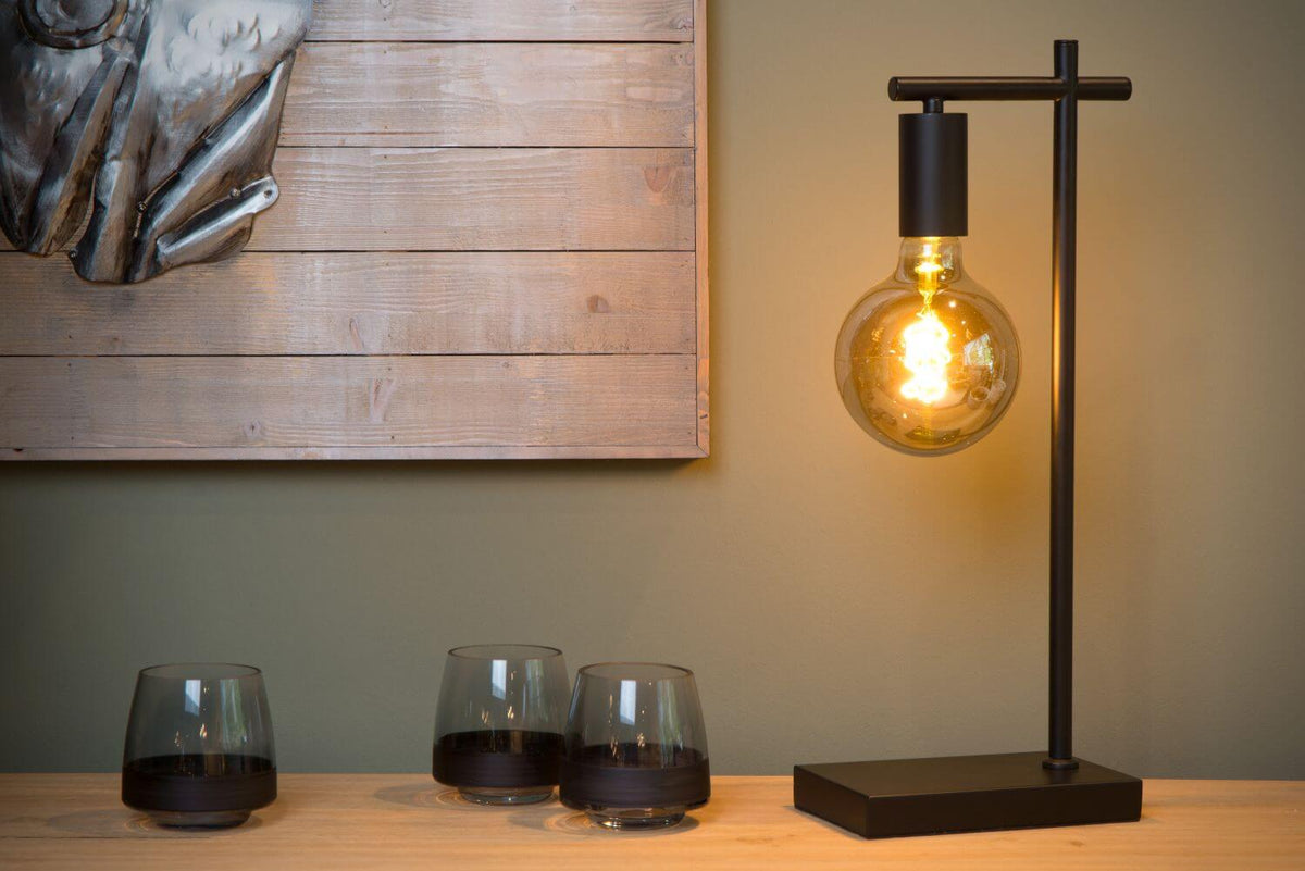 Lampe à poser Leanne noire