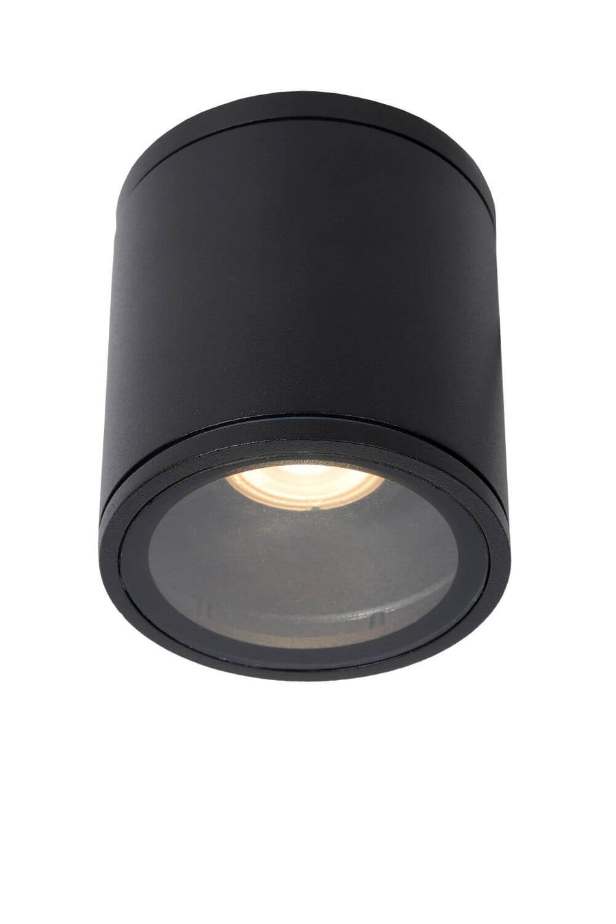 Plafonnier Aven noir, H 10 cm