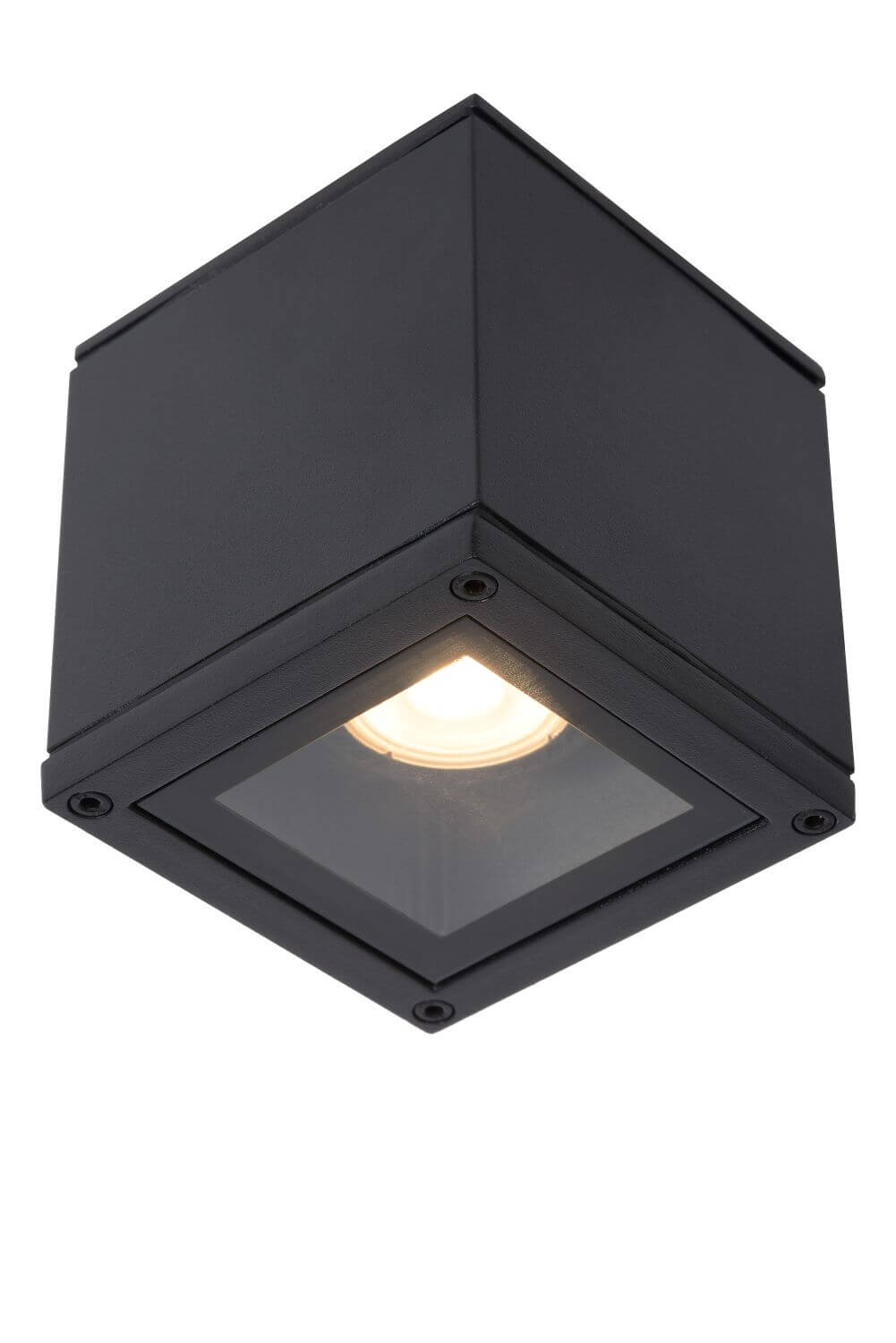 Plafonnier Aven noir, H 9,6 cm