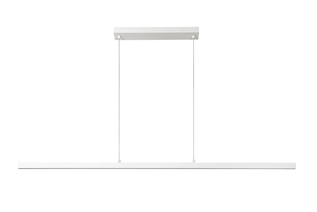 Suspension Sigma blanche, L 147,7 cm