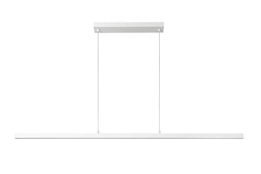 Suspension Sigma blanche, L 147,7 cm