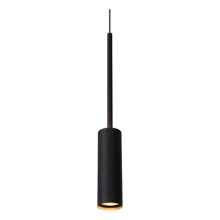 Suspension Tubule noire, L 101 cm