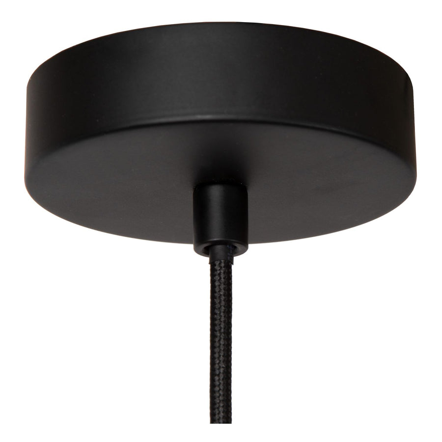 Suspension Singala dorée mat et opale, verre