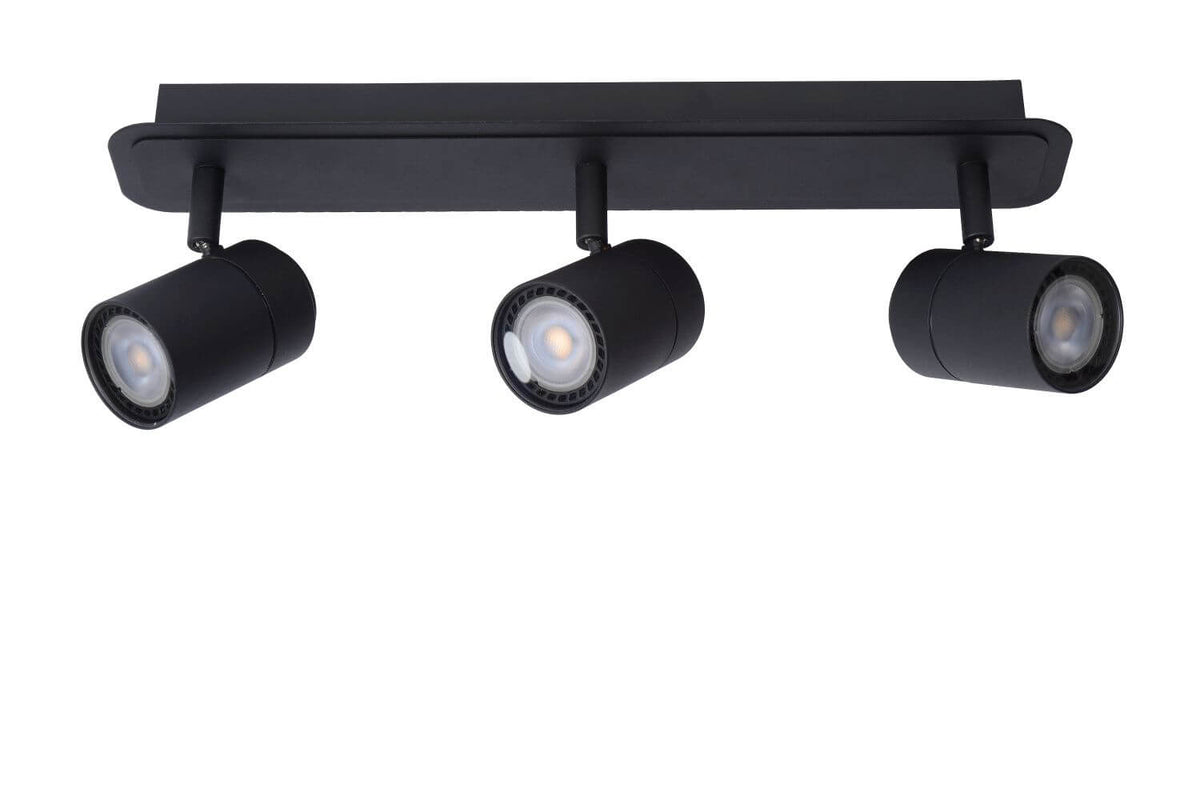 Plafonnier Lennert 3 lumières noir