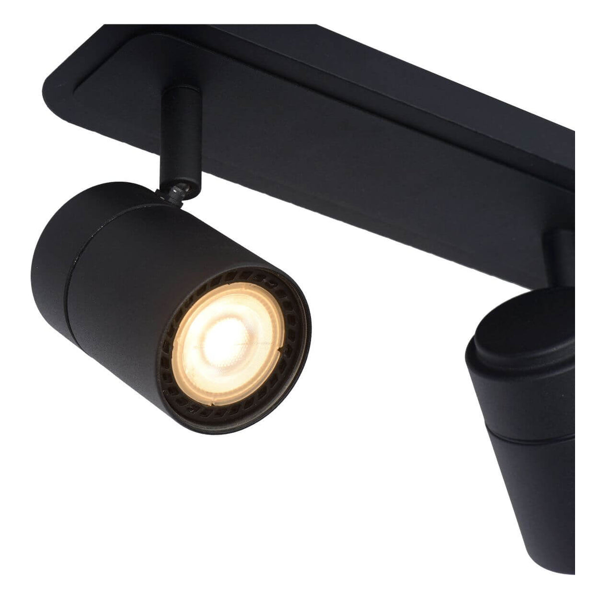 Plafonnier Lennert 3 lumières noir