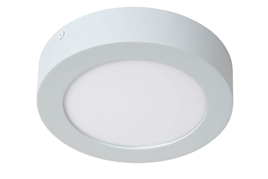 Plafonnier Brice blanc, Ø 18 cm