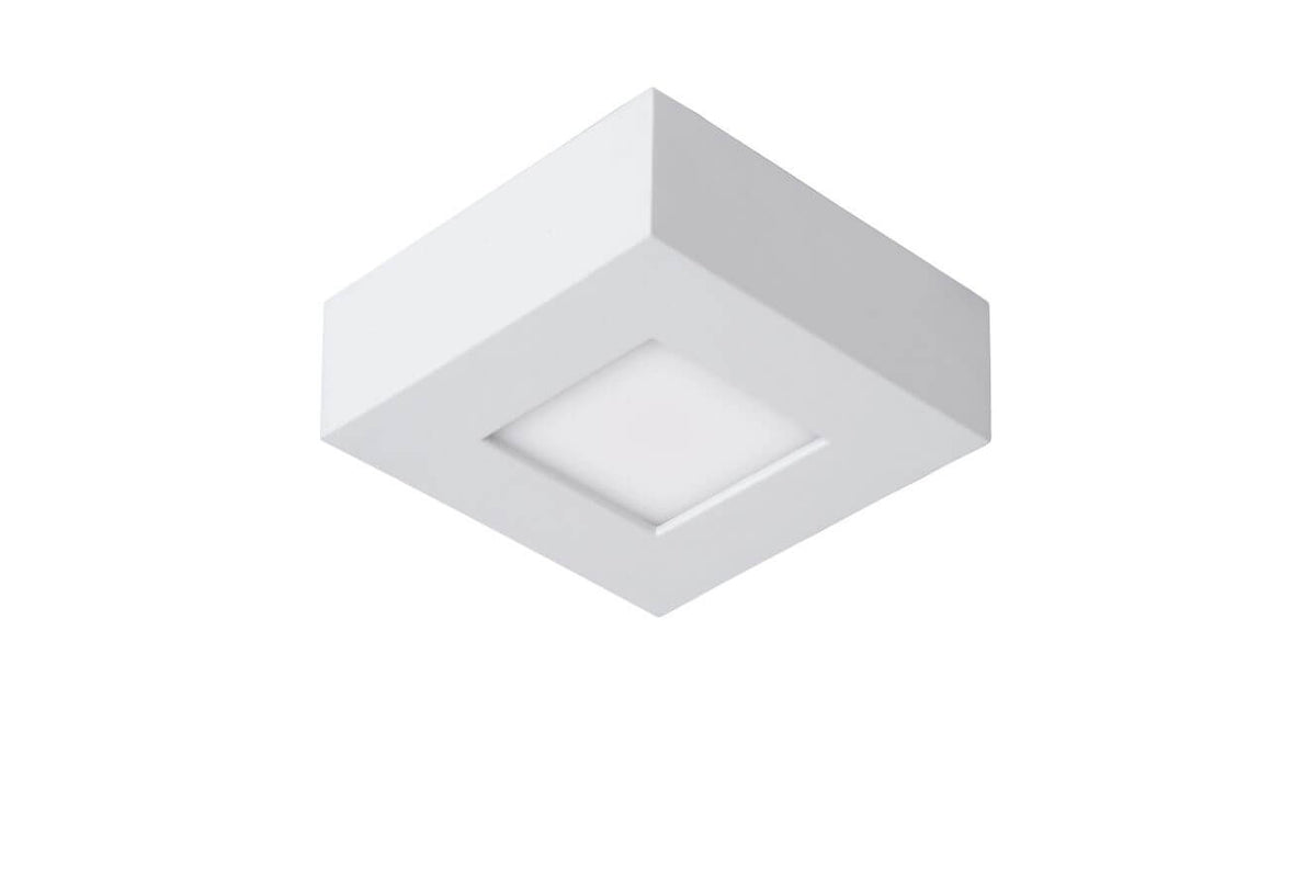 Plafonnier Brice blanc, L 10,8 cm