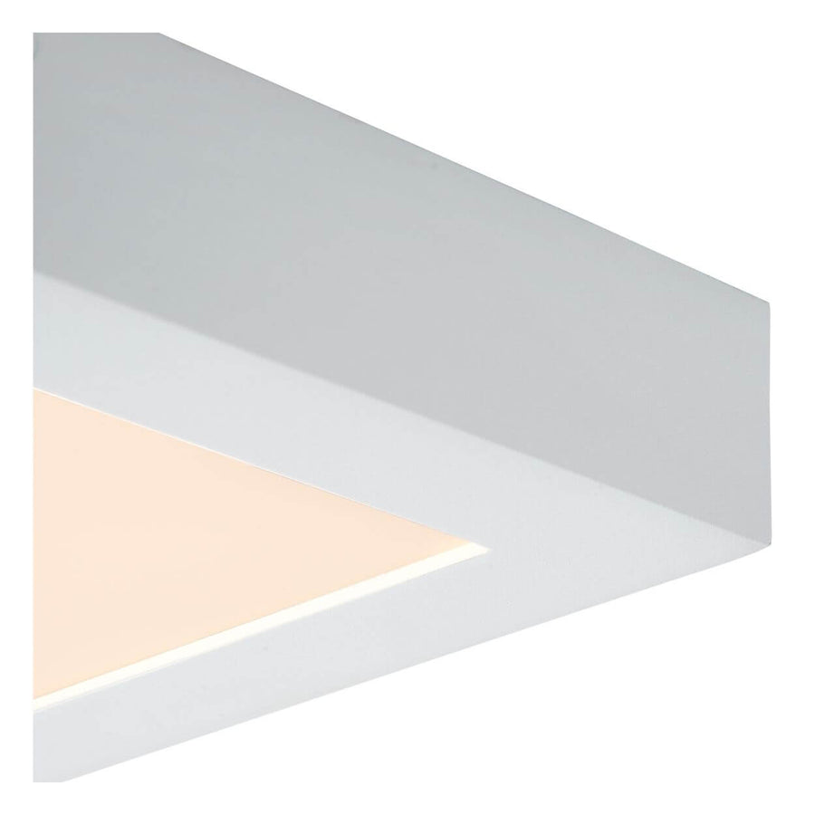 Plafonnier Brice blanc, L 22 cm