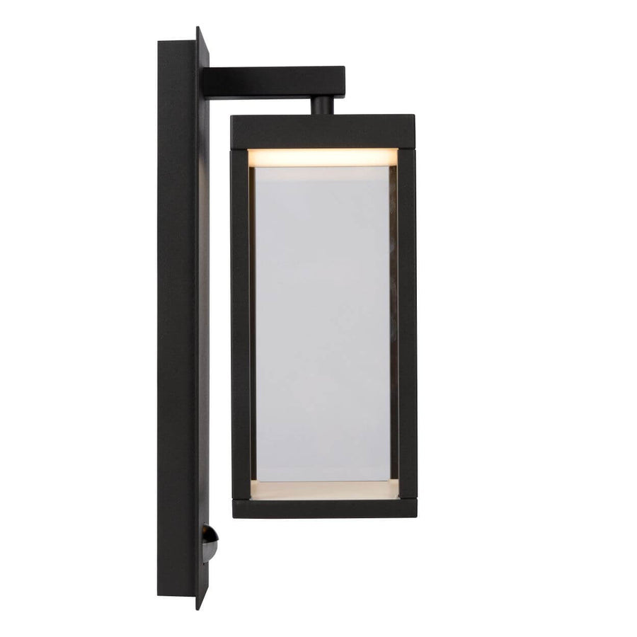 Applique extérieure Clairette anthracite, verre
