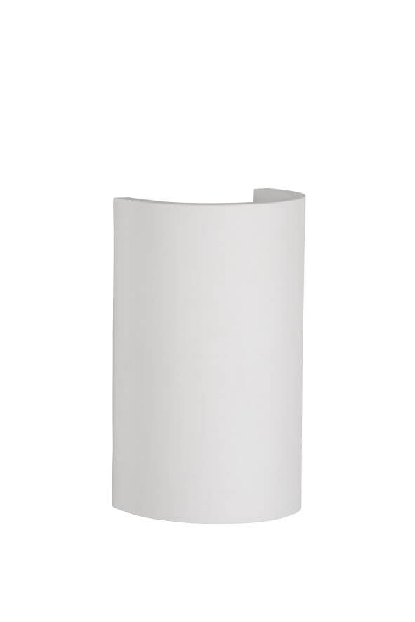 Applique murale Gipsy blanche, plâtre, H 18 cm (35200/18/31)