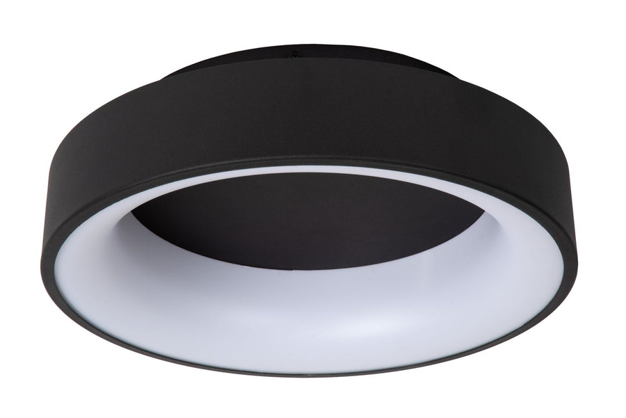 Plafonnier Mirage noir, Ø 38 cm