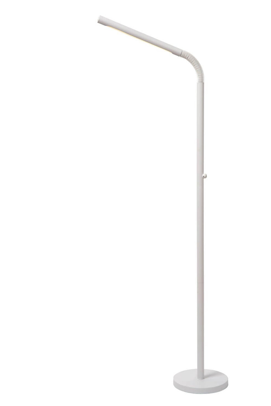 Lampadaire Gilly blanc, H 119 cm