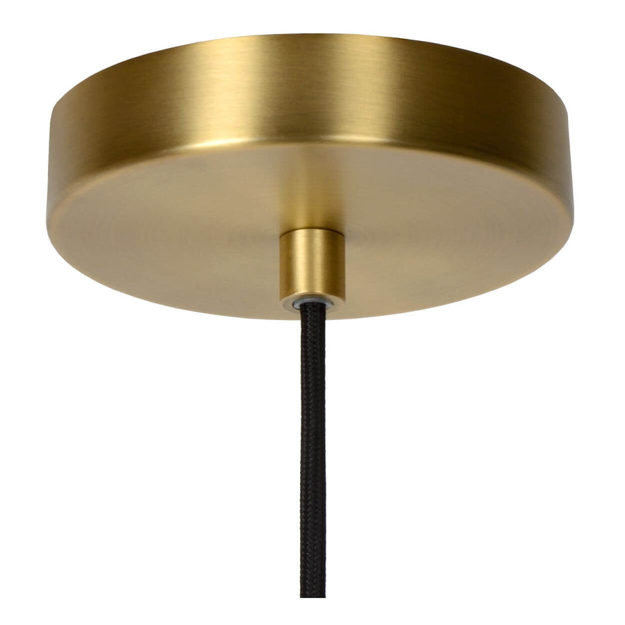 Suspension Maloto verte et dorée mat, verre