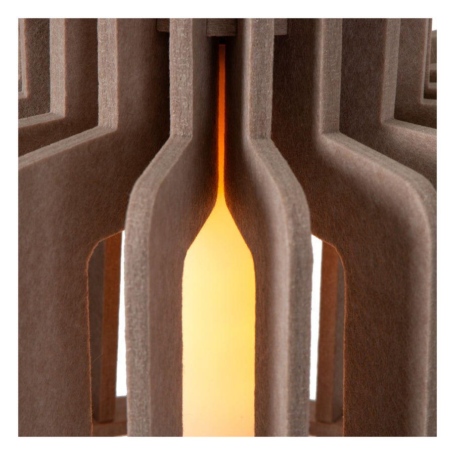 Suspension Rollo taupe, verre (45491/40/41)