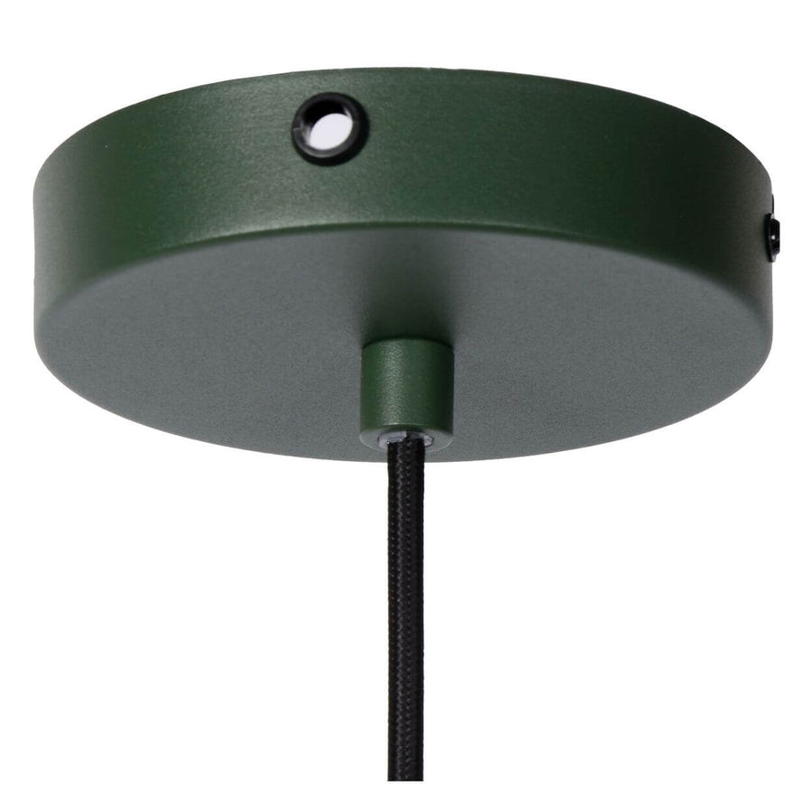 Suspension Siemon verte et dorée mat