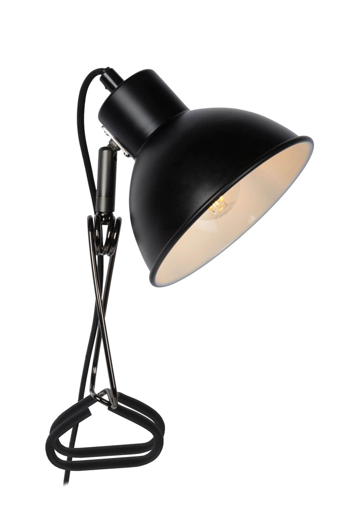 Lampe de bureau Moys noire