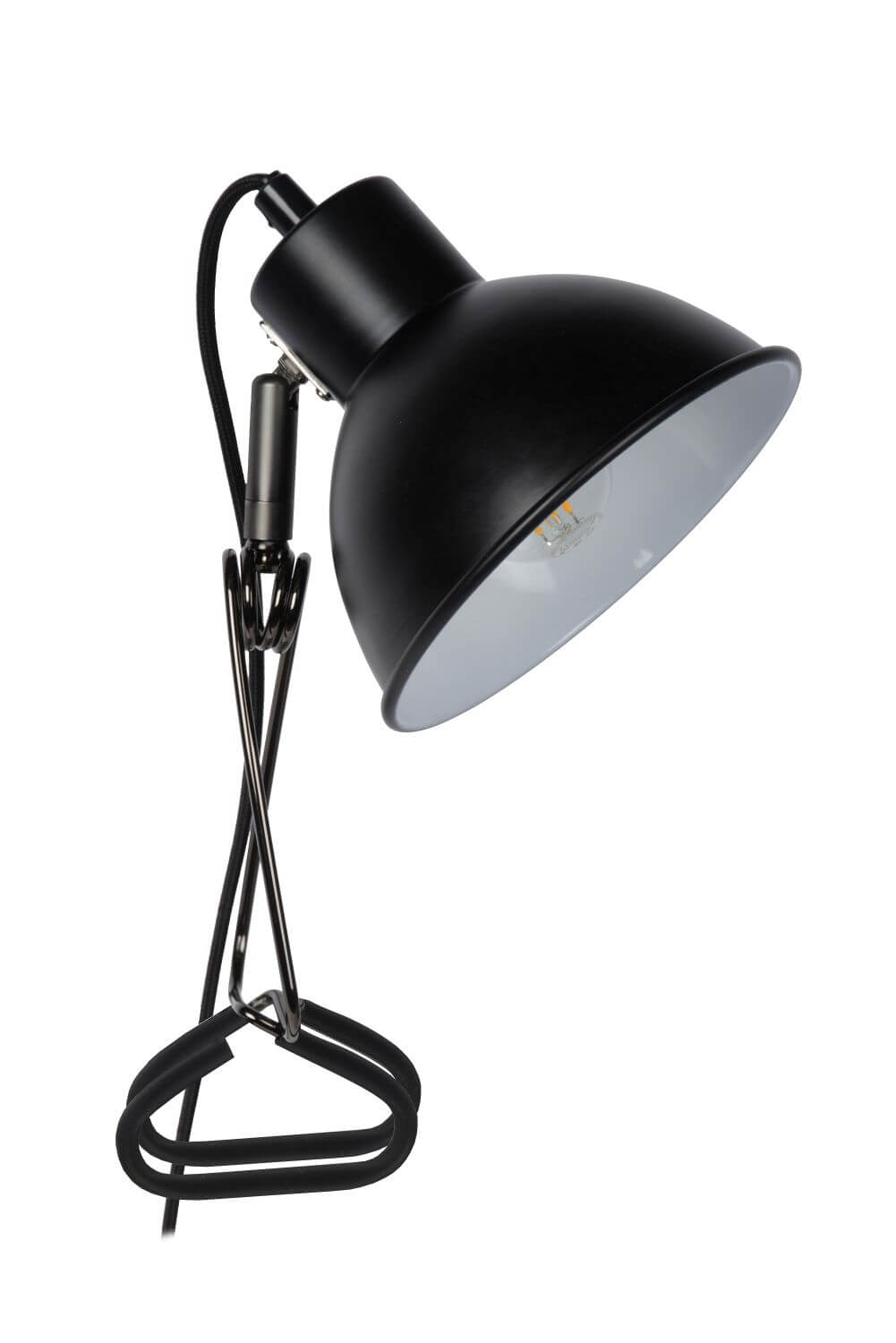 Lampe de bureau Moys noire