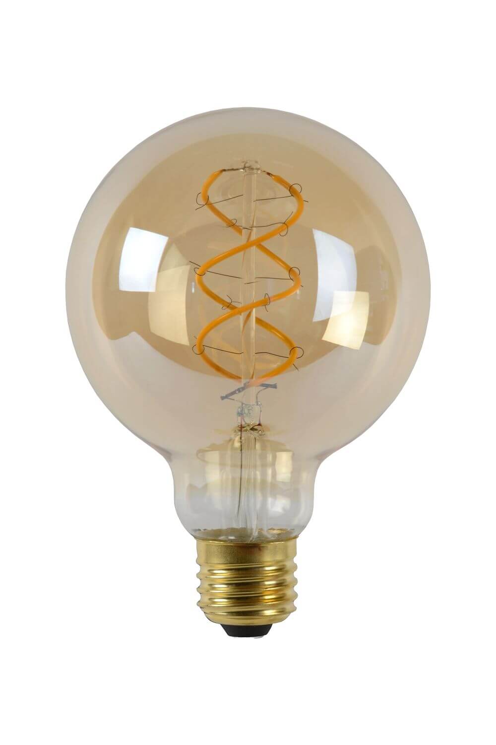 Ampoule LED E27 globe à filament ambrée, 5 W | Lucide (49032/05/62)