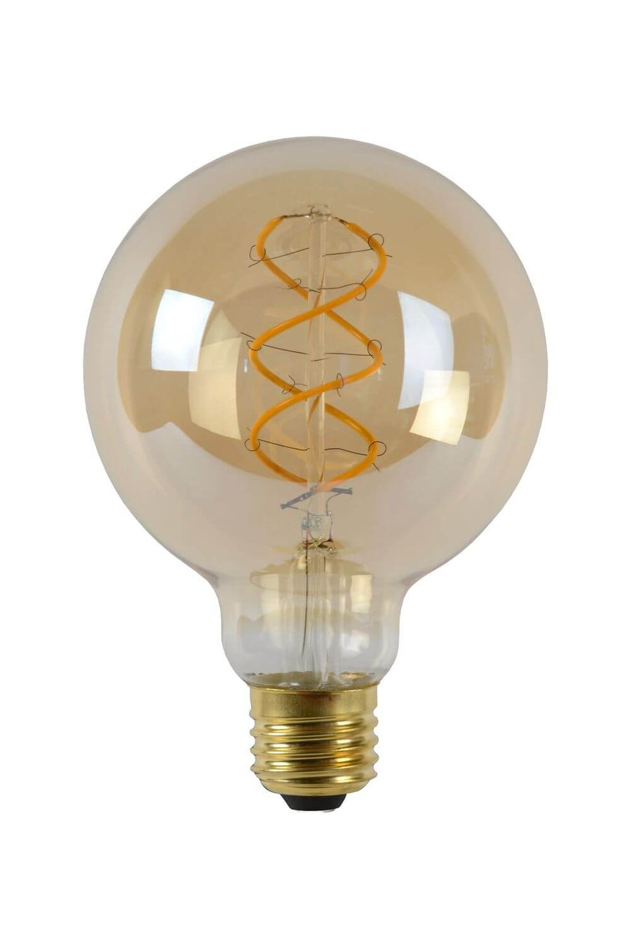 Ampoule LED E27 globe à filament ambrée, 5 W | Lucide (49032/05/62)