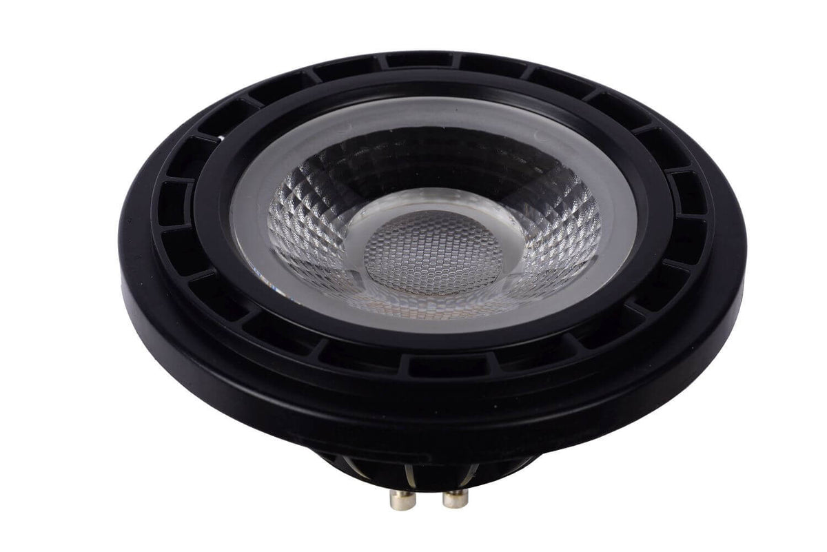 Ampoule LED GU10 réflecteur noire, 12 W | Lucide