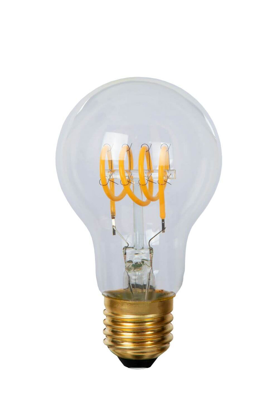 Ampoule LED E27 standard à filament transparente, 5 W | Lucide