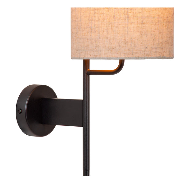 Applique murale Magic noire, lin, H 50 cm
