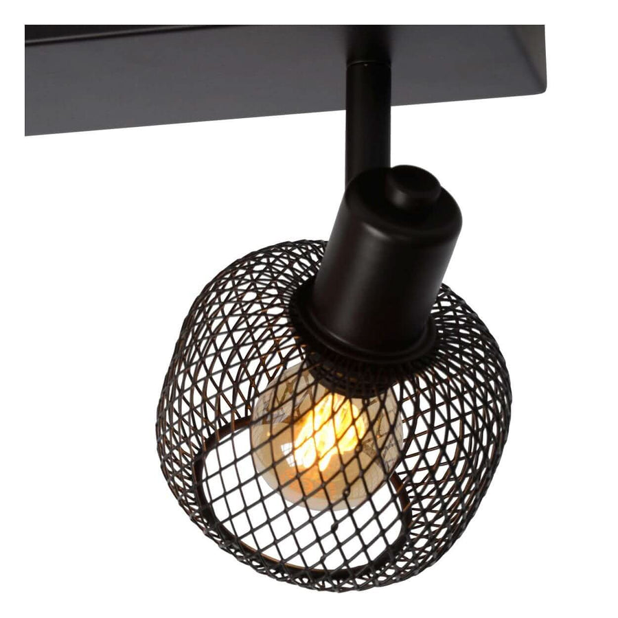 Plafonnier Maren 2 lumières noir