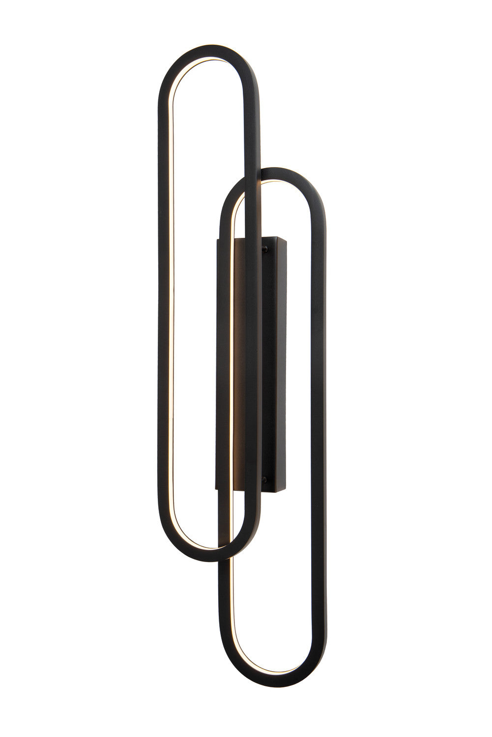 Applique murale Thelma noire, H 75 cm