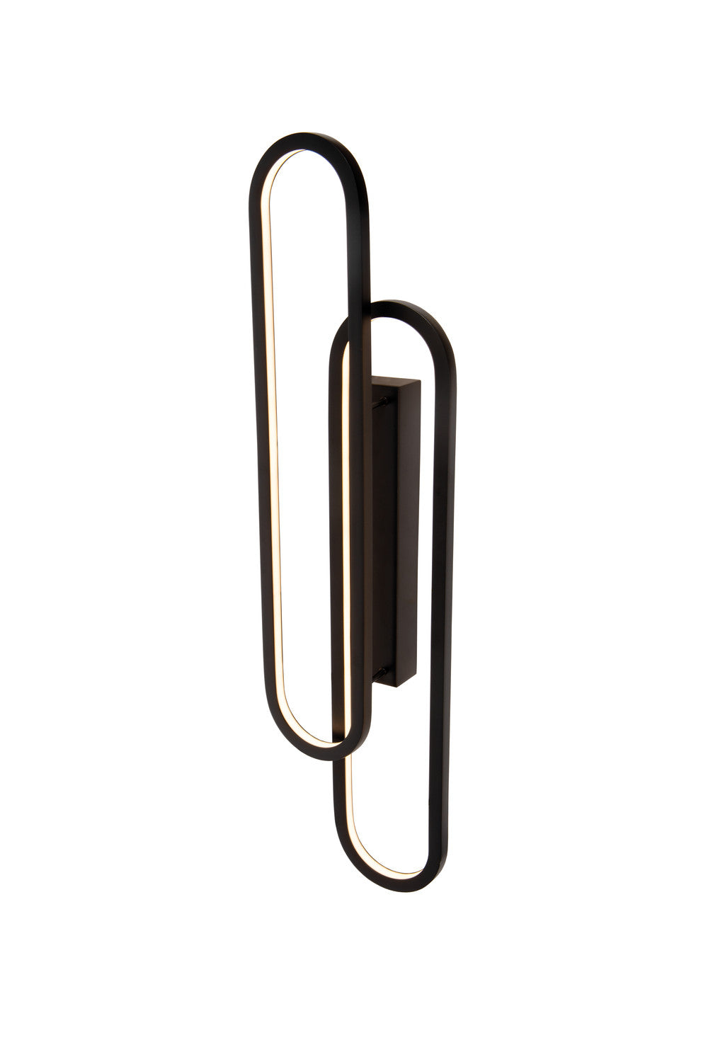 Applique murale Thelma noire, H 75 cm