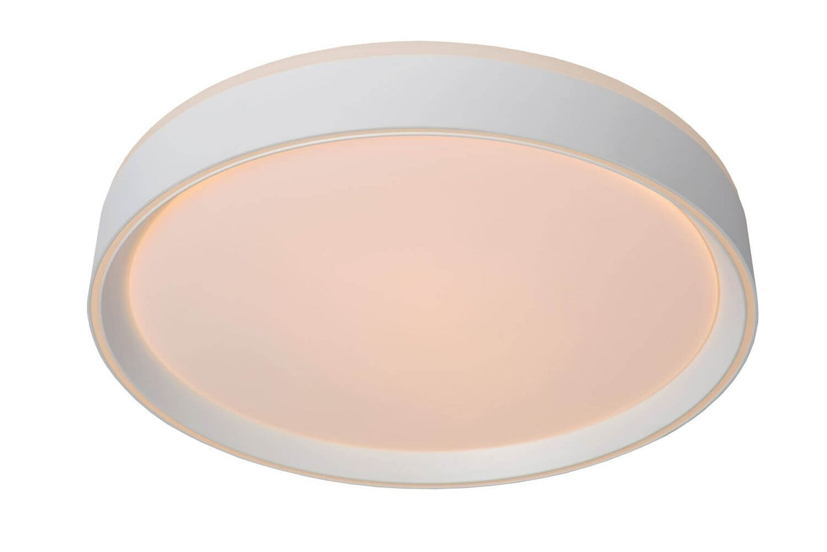 Plafonnier Nuria blanc, Ø 30 cm