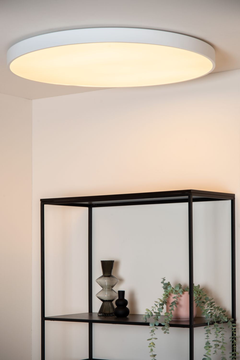 Plafonnier Unar blanc, Ø 80 cm