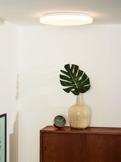 Plafonnier Otis opale, Ø 39 cm