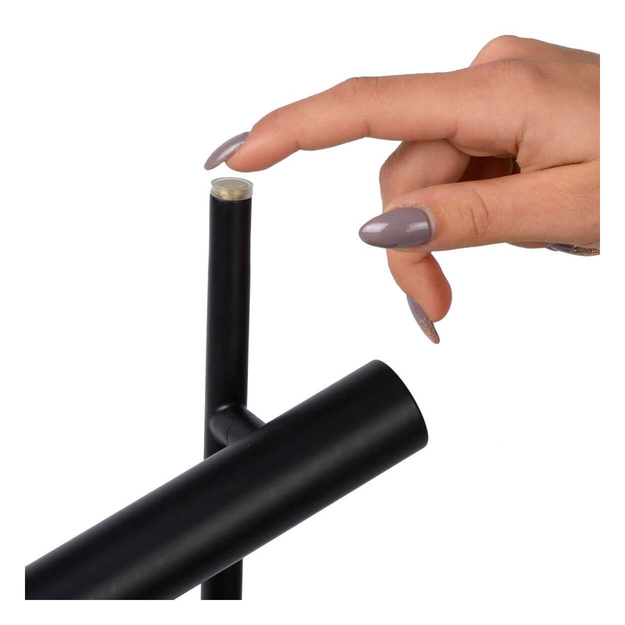 Lampadaire Philon noir (79781/10/30)