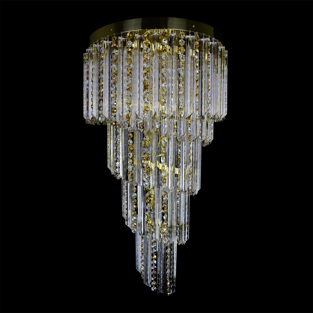 Suspension spirale en cristal LW804120100COLOR