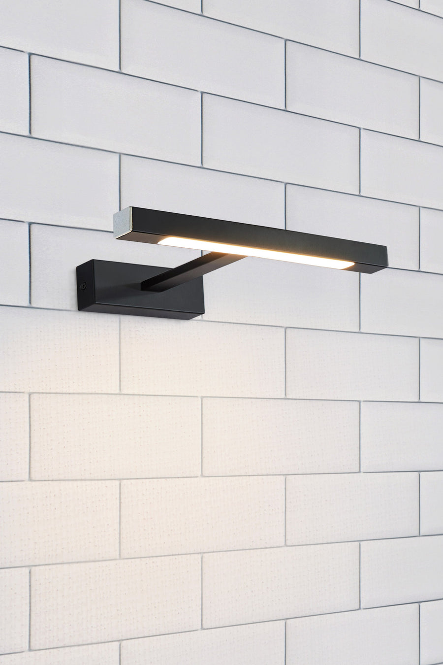 Applique de salle de bain Neptunus LED noire