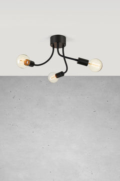Luminaire plafonnier | Medusa Noir