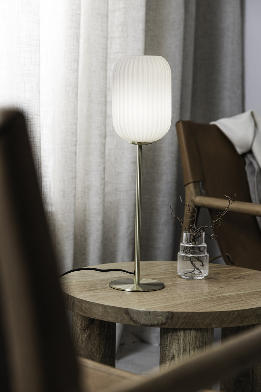 Lampe à poser Cava en verre