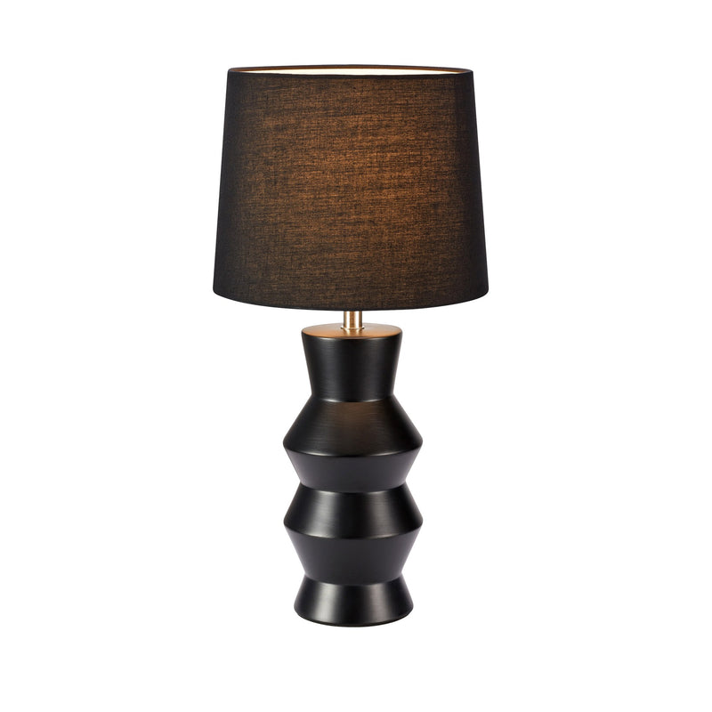 Lampe à poser Sienna en céramique noire
