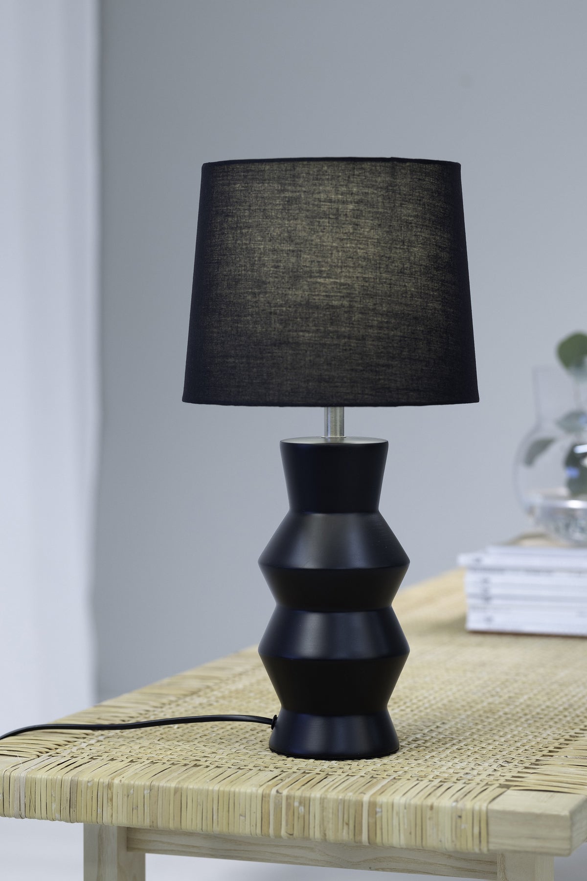 Lampe à poser Sienna en céramique noire